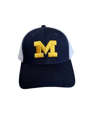 University of Michigan Baseball Trucker Hat Perfect for Games Great Grad Gift